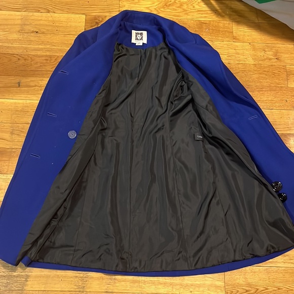 Women’s Anne Klein Double Breast Coat Sz XS - Picture 4 of 9